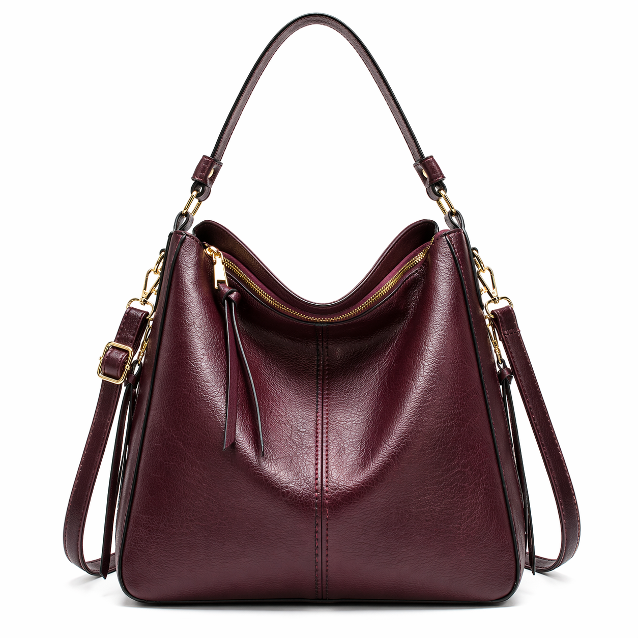Bolso Hobo de Cuero Vegano