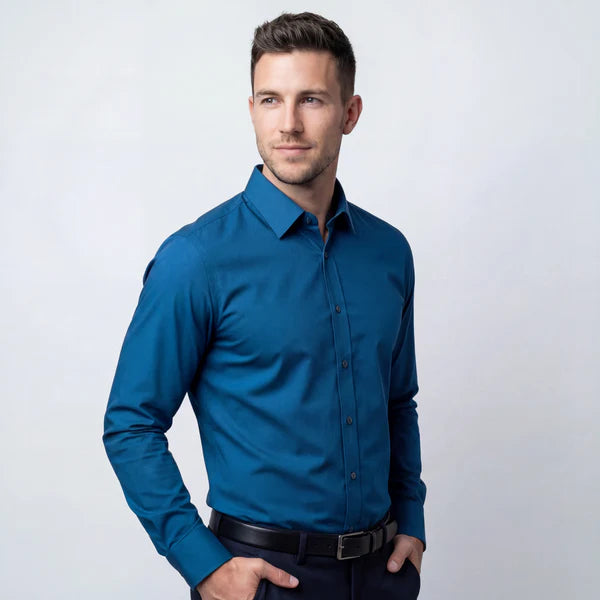 Camisa Premium Antiarrugas Slim Fit