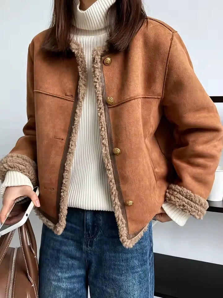 Chaqueta de Piel Sintética