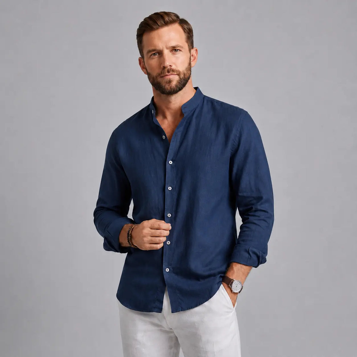 Camisa Casual de Lino