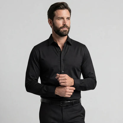 Camisa Premium Antiarrugas Slim Fit