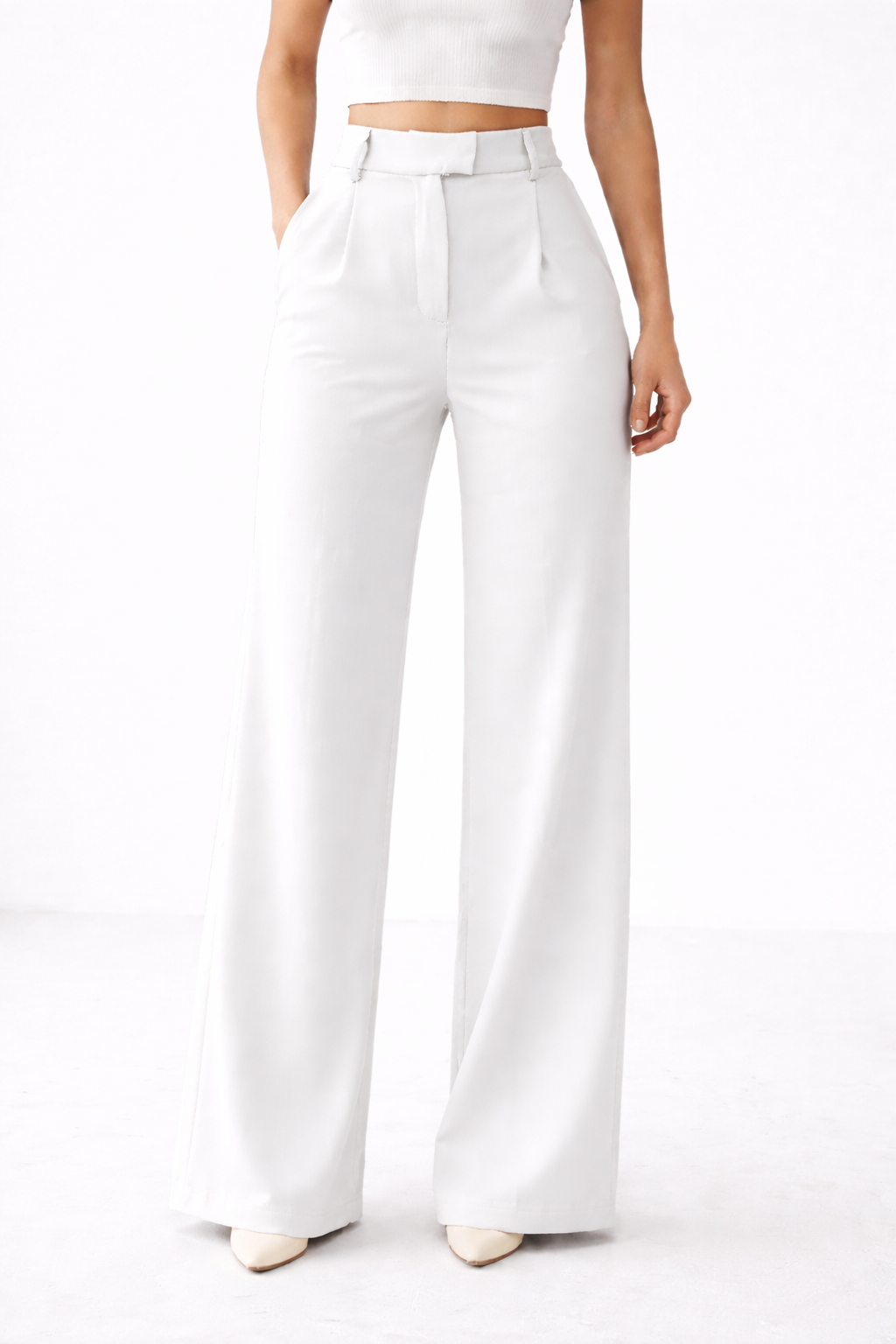 Elevia™ – Pantalón Wide-Leg de Tiro Alto