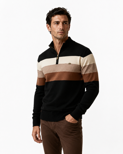 Berkley™ – Suéter Quarter Zip de Algodón Premium