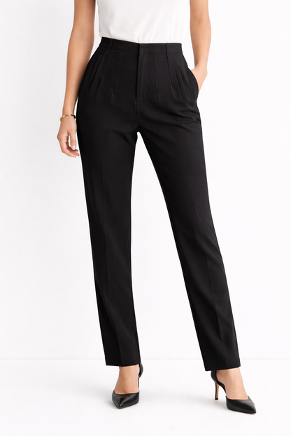 Velmira™ – Pantalón Recto de Tiro Alto
