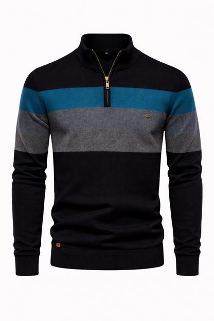 Berkley™ – Suéter Quarter Zip de Algodón Premium