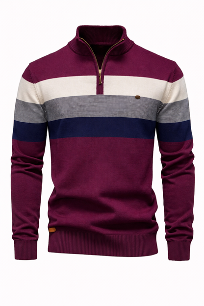 Berkley™ – Suéter Quarter Zip de Algodón Premium