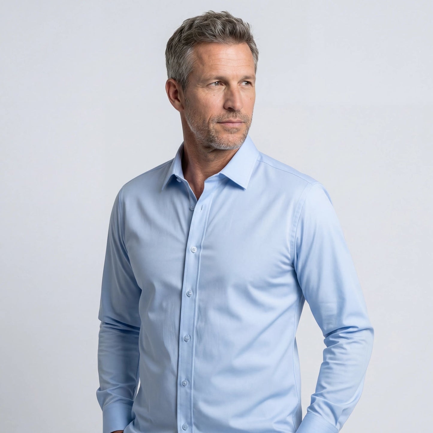 Camisa Premium Antiarrugas Slim Fit