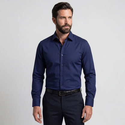 Camisa Premium Antiarrugas Slim Fit