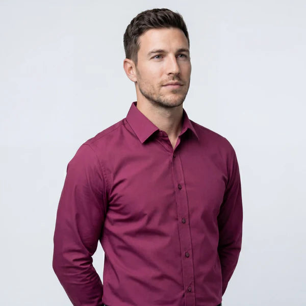 Camisa Premium Antiarrugas Slim Fit