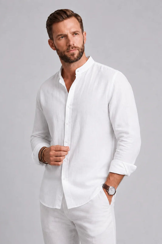 Camisa Casual de Lino