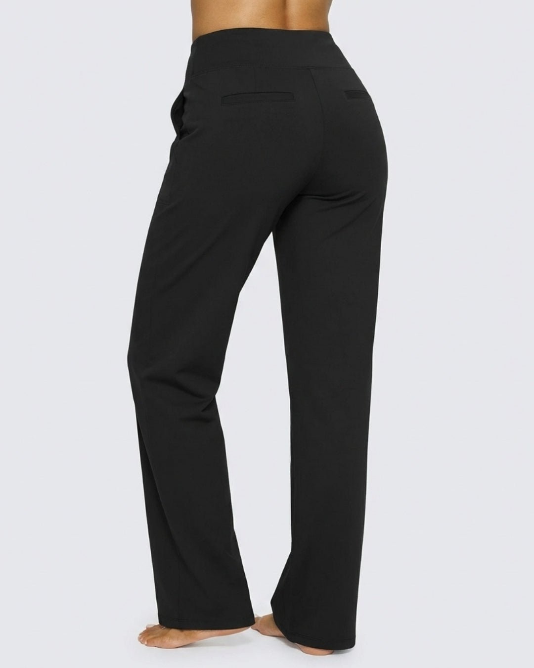 Pantalón Wide-Leg de Alta Elasticidad