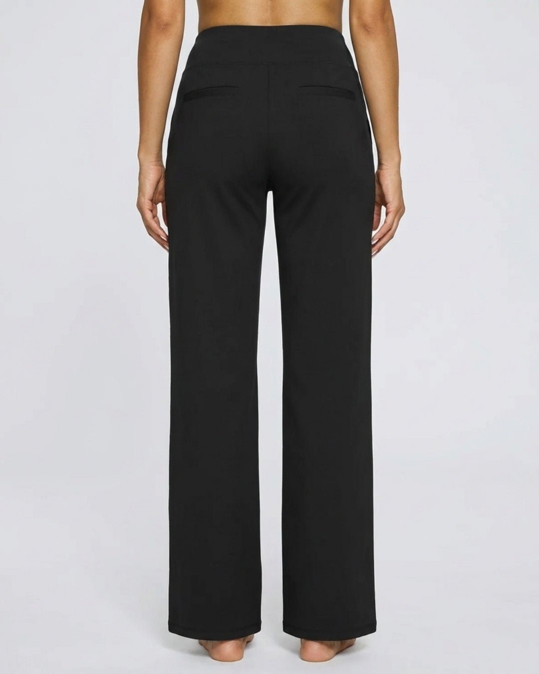 Pantalón Wide-Leg de Alta Elasticidad