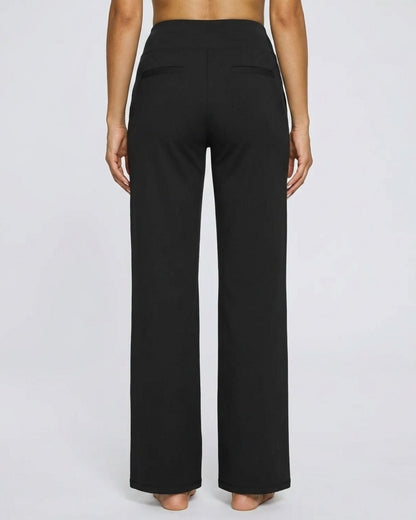 Pantalón Wide-Leg de Alta Elasticidad