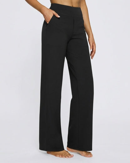 Pantalón Wide-Leg de Alta Elasticidad