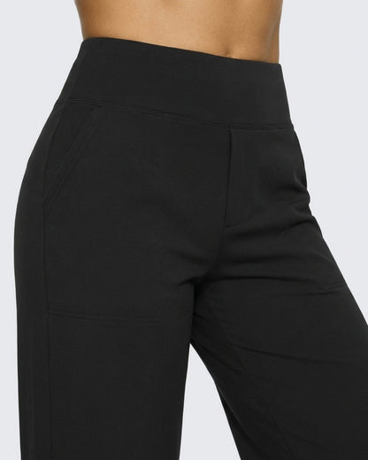 Pantalón Wide-Leg de Alta Elasticidad