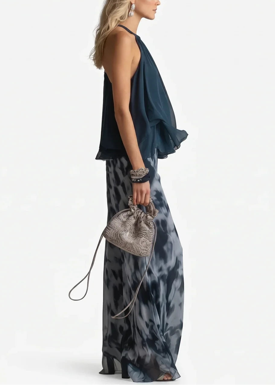 Camila™ | Conjunto Elegante de Dos Piezas en Chiffón
