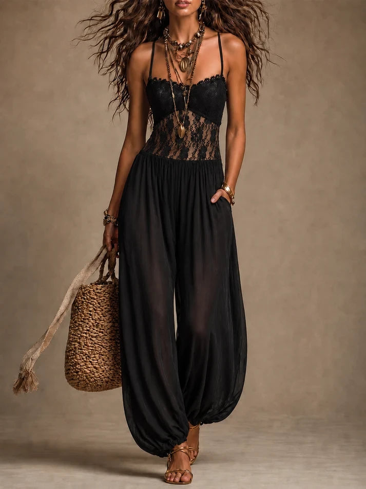 Mono Halter de Encaje