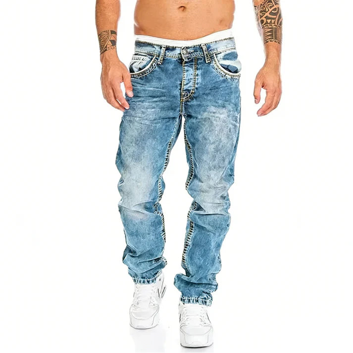 Jeans Stretch de Corte Recto